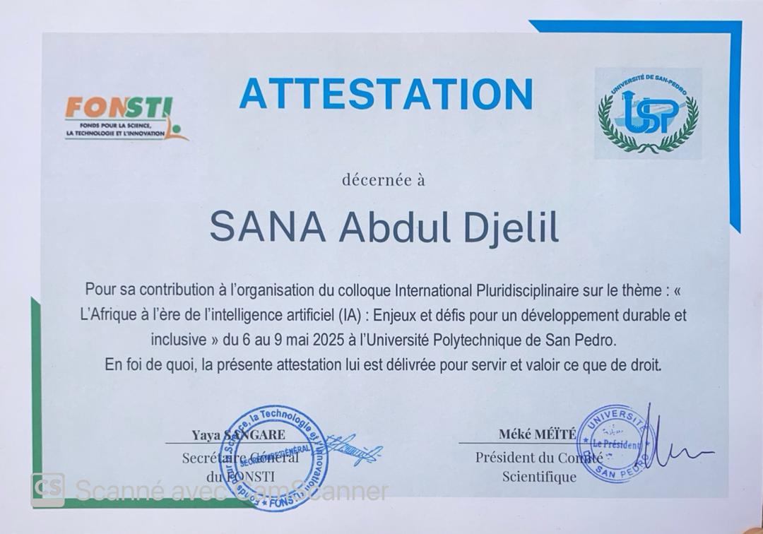 Colloque international FONSIT